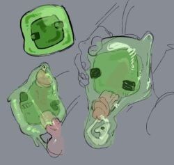 slime_(minecraft), minecraft, afterdarkcynic, male_only, minecraft_mob