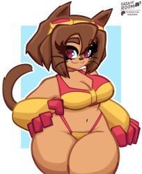 kit_(gameoverse), gameoverse, sasaartroom, bikini, cat_ears