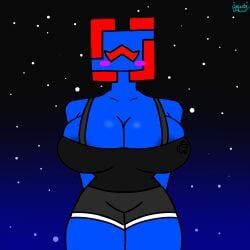 crewmate_(among_us), cube_37_(geometry_dash), among_us, geometry_dash, adult