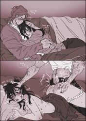jean_kirstein, mikasa_ackerman, attack_on_titan, doom_honeyy, 1boy