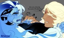 pure_vanilla_cookie, shadow_milk_cookie, cookie_run_kingdom, clenched_hand, fingering