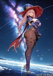 tsukishiro_yanagi, zenless_zone_zero, miyuai, 1girl, ass
