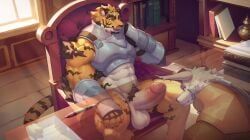 arcane_shop, ronci, abs, anthro, anthro_on_anthro