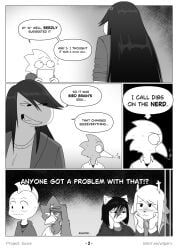 alphys, berdly, catti_(deltarune), catti_cattenheimer, monster_kid
