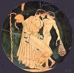 greek_history, history, 1boy, ancient_greece, ancient_greek_painting