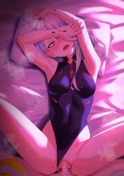 lucyna_kushinada, cyberpunk:_edgerunners, cyberpunk_(series), kukiyuusha, 1boy