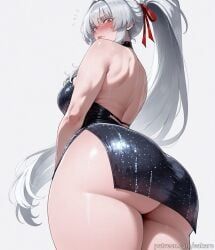 hiyuki_(wuthering_waves), wuthering_waves, sakaro, 1girls, ass