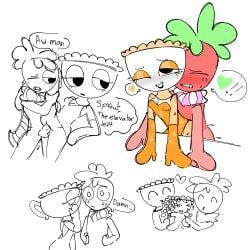 sprout_(dandy's_world), teagan_(dandy's_world), dandadan, dandy's_world, dandys_world