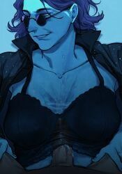 farmer_(stardew_valley), mister_qi, stardew_valley, boobs_out, breasts