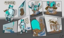 under, tekothedino, anthro, canid, canine
