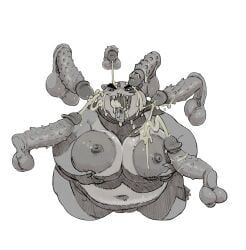 guillotina_(mewgenics), mewgenics, dedecker, anthro, areola