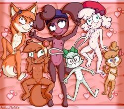 bimmy_(ajmarekart), bunny_(ajmarekart), marcie_beaucoup_(ajmarekart), mitzi_(ajmarekart), vivian_(ajmarekart)