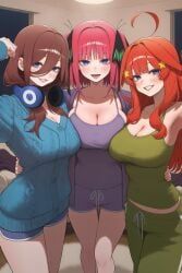 nakano_itsuki, nakano_miku, nakano_nino, go-toubun_no_hanayome, patreon