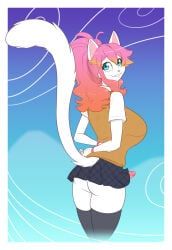 scorpdk, anthro, big_breasts, blue_eyes, border