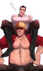 engineer_(team_fortress_2), medic_(team_fortress_2), team_fortress_2, egabbacc, bear