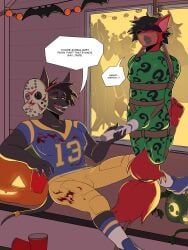jason_voorhees, the_riddler, friday_the_13th_(series), halloween, holidays