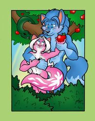 ayana, fabian, anthro, apple, apple_tree