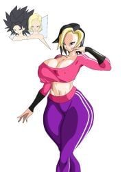 android_18, caulifla, lazuli_(dragon_ball), dragon_ball, dragon_ball_super