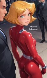 clover_(totally_spies), patreon, sebassart, ass_focus, back_view