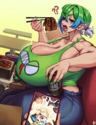 original_character, original, eigaka, 1girls, 3boys