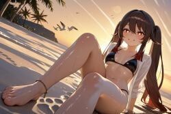 hu_tao_(genshin_impact), genshin_impact, hoyoverse, yumekonyan, 1girl