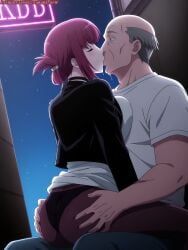 tayama_(super_no_ura_de_yani_suu_futari), super_no_ura_de_yani_suu_futari, lunarart, 1boy, 1girls