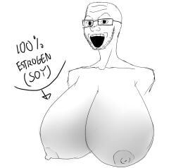 soyjak, soyjak.party, anonymous_artist, 1boy, bald