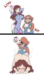 d.va, mario, korean_mythology, mario_(series), overwatch