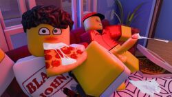 elliot_(work_at_a_pizza_place), robloxian, shedletsky, forsaken_(roblox), roblox