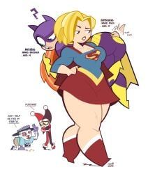 barbara_gordon, barbara_gordon_(shg), batgirl, batgirl_(barbara_gordon), harley_quinn