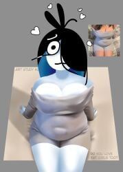 ramone_(roockrt), original, roockrt, bare_shoulders, belly