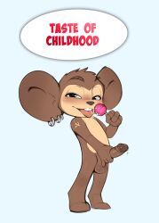 cheburashka, felixf, anthro, balls, black_eyes
