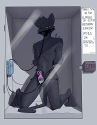 polyhazards, 3_toes, abandonment_play, anthro, arms_tied