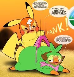 calvin_(tepigfan101), casey_(tepigfan101), generation_1_pokemon, generation_8_pokemon, grookey