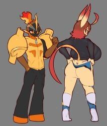 armarouge, echo_(echovalia), eeveelution, generation_4_pokemon, generation_9_pokemon