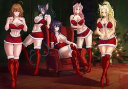 akeno_himejima, himejima_akeno, kuroka_(high_school_dxd), roygun_belphegor, venelana_gremory