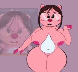 loopy_(pororo), pororo_the_little_penguin, majuv, anthro, areola