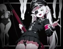 frieren, frieren_beyond_journey's_end, 4girls, black_nail_polish, black_thong
