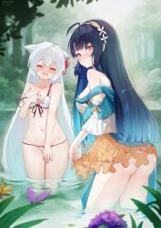 fuyuka_(stella_sora), nazuka_(stella_sora), stella_sora, nekoya_(liu), 2girls