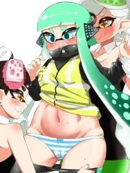 agent_3_(splatoon), callie_(splatoon), kaori_(splatoon), marie_(splatoon), squid_sisters
