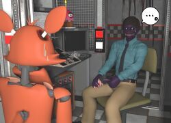 foxy_(fnaf), michael_afton, mike_schmidt, mike_schmidt_(fnaf), five_nights_at_freddy's