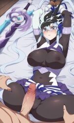 swordsoul_of_mo_ye, yu-gi-oh!, 1boy, 1boy1girl, 1girls