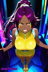yoruichi_shihouin, bleach, big_ass, bigtits, dark-skinned_female