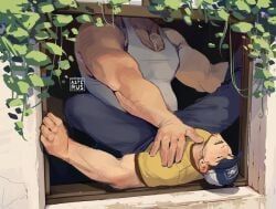 ellis_(left_4_dead), asterus, baseball_cap, clothed, clothing