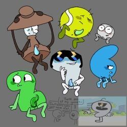airy_(hfjone), golf_ball_(bfdi), nine_(bfb), six_(bfb), tennis_ball_(bfdi)