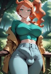 sonia_(pokemon), pokemon, anime, cock, cock-tail