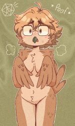 anonymous_artist, 2halogen, anthro, arm_tuft, avian