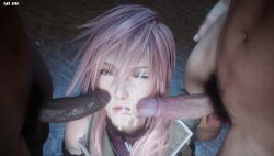 eclair_farron, final_fantasy, shaddoll_x, 2boys, cum