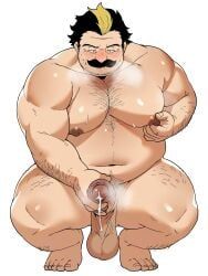 gard_mjollmile, tensei_shitara_slime_datta_ken, whitebeast20, balls, black_mustache