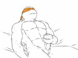 michelangelo_(tmnt), teenage_mutant_ninja_turtles, baraturts, msobscure, atheletic
